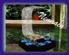 blue disco table