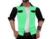 Green/Blk Bowling Shirt