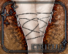 Pumpkin Strap Garters
