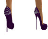 purple chain heels