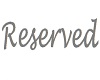 Reserved Sign Clear BG