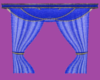Blue Gold Curtains 1