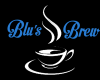 Blu's Brew Sign