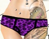 FE purple leopard briefs