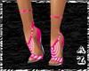 PVC Bling Heels-Pink