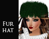 Tease's Fur Hat Dk Green
