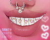 Pink Heart Teeth Jewels