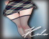 !A blue school skirt