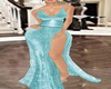TEAL WEDDING GOWN RLL