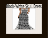 Black White Skull Dress