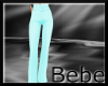 Belted Pants in Aqua