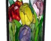 Stained glass tulips pic