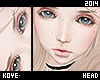 K" Lucie head + lashes