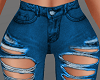 H/Cut-out Jeans Blue RXL
