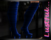 Badgirl boots in blue