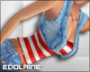 E~ Jeans & Striped