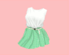 Cute Green Polka Dress
