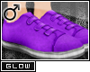 #Velcro Flats-Purple[M]#