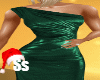 GREEN XMAS LONG DRESS