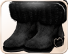 !NC Rock Fur Boots Black