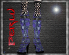 (PX)Gothic Blue Boots