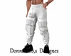 white cargos