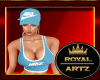 [F] Blue Sports Cap
