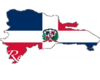 dominican map flag