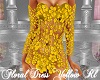 Floral Dress Yellow Rl