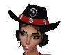 Black & Red Cowboy Hat