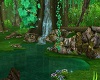 Serene Waterfall Forrest