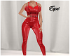 Latex Overall Red