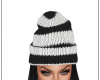 Beanie + Black Hair