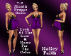 Purple 7-9 Preggo Dress