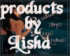 products by lisha sign