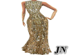 J*Gold Sequins Gown