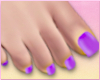 Neon Purple Feet