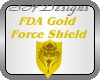 Gold Dragon Shield Fem