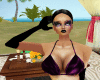 Bikini and sarong(purp)