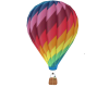 hot air balloon flying