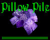 Pillow Pile Purple