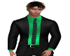 Henry Black & Green Suit