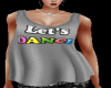 Let's Dance Grey Top