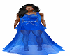 Hammered Blue Gown