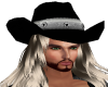 Black/Sliver Cowboy Hat