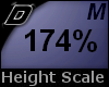 D► Scal Height*M*174%