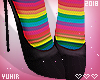 !YHe Rainbow Heels