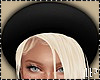 Black Hat & Hair Blond