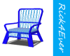 OUTDOOR CHAIR BLUE