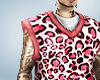 Pink Leopard Vest